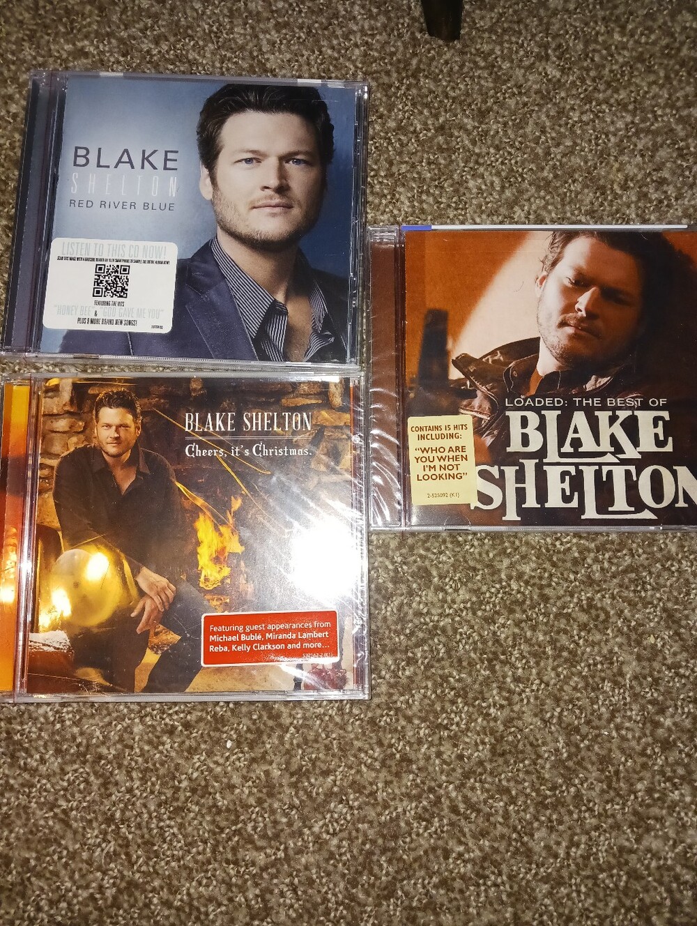 Bundle Of 3 Sealed Blake Shelton Cd's